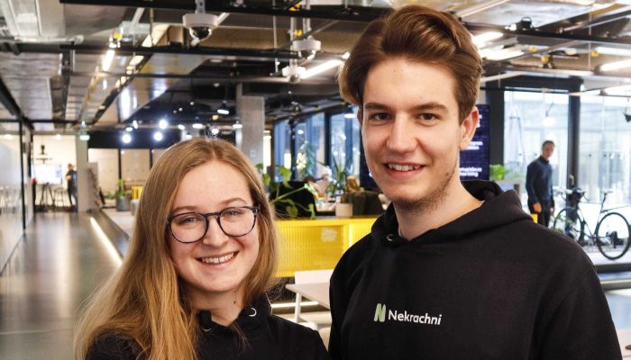 Maria Šimůnková a Jakub Rychlý z projketu Nekrachni